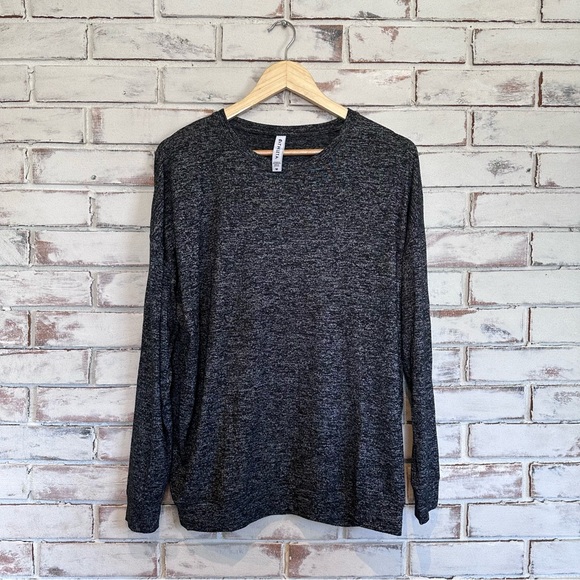 Athleta mindful pullover charcoal gray size medium - Picture 4 of 7